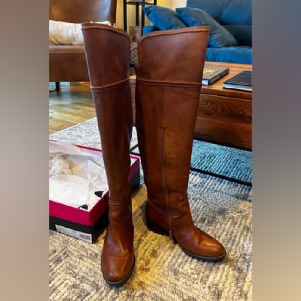 Vince Camuto Baldwin Over the Knee Leather Boot 8.5